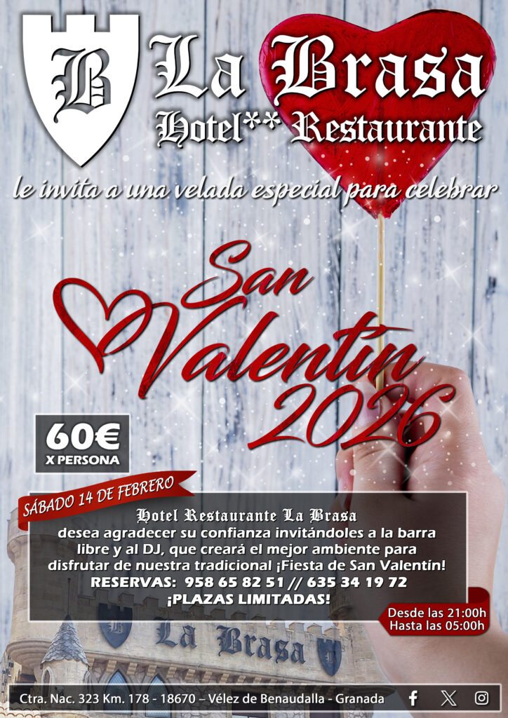 Cartel San Valentín 2026